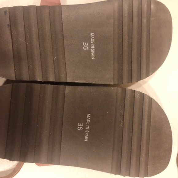 Jeffrey Campbell x Free People Marina 6 Tan Leather Strappy Platform - Picture 10 of 11